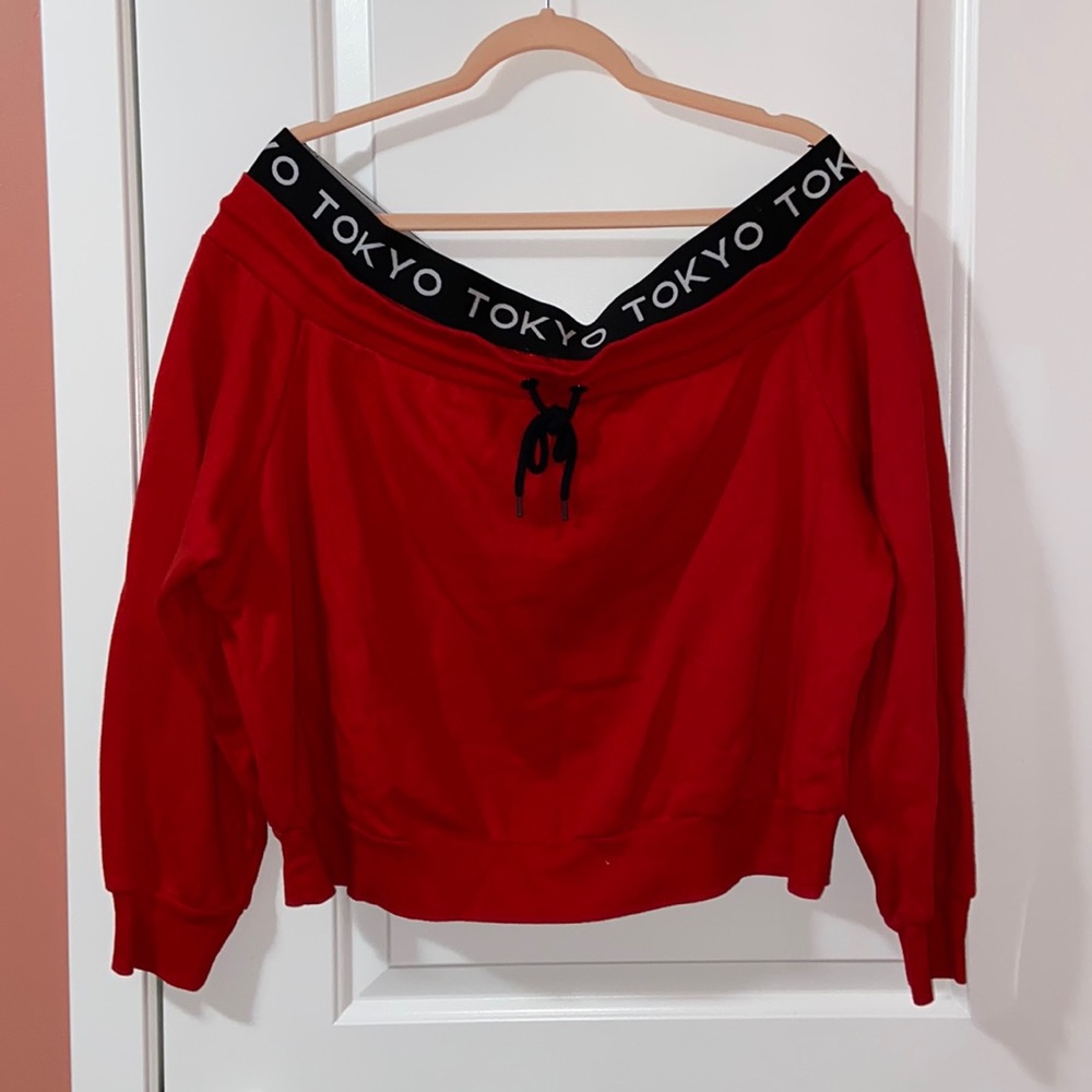 Off shoulder sweater